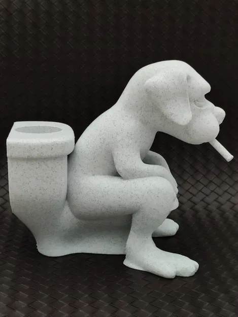 Hangover Buddy - Đồ trang trí phòng tắm / Giá đỡ đèn LED tealight hình cún cưng - Image 12