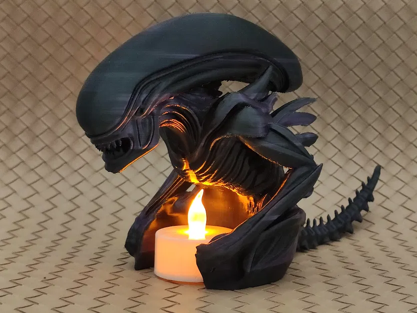 Mô hình Alien - Xenomorph - Vỏ bọc đèn LED Tealight - Image 1