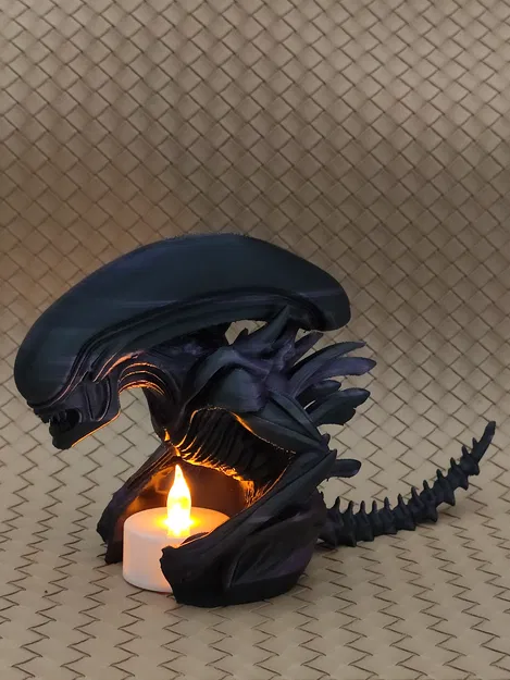 Mô hình Alien - Xenomorph - Vỏ bọc đèn LED Tealight - Image 3