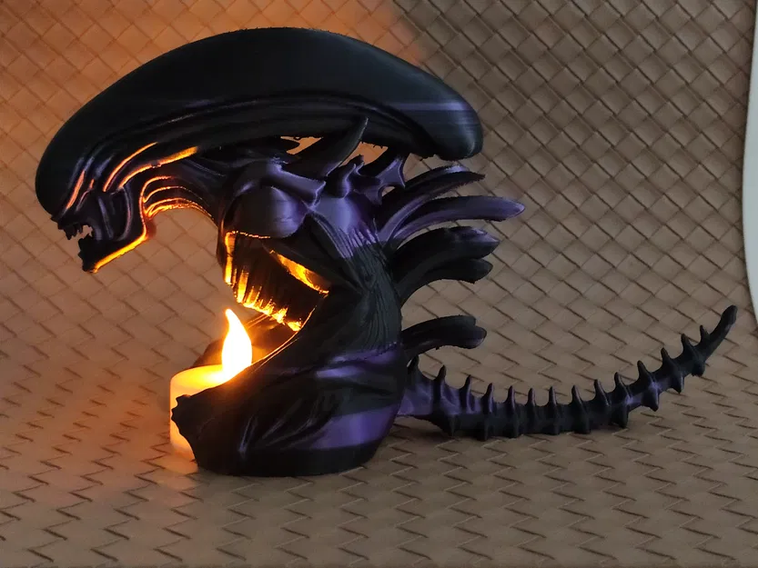 Mô hình Alien - Xenomorph - Vỏ bọc đèn LED Tealight - Image 5