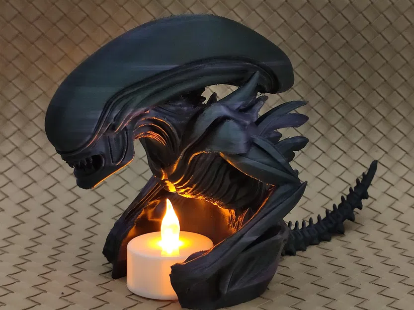 Mô hình Alien - Xenomorph - Vỏ bọc đèn LED Tealight - Image 8