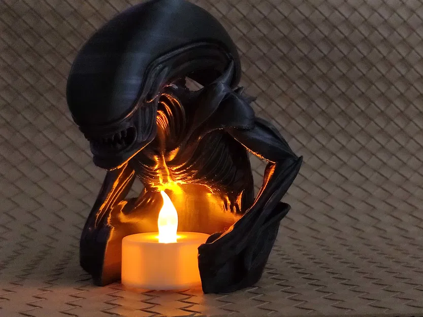 Mô hình Alien - Xenomorph - Vỏ bọc đèn LED Tealight - Image 10