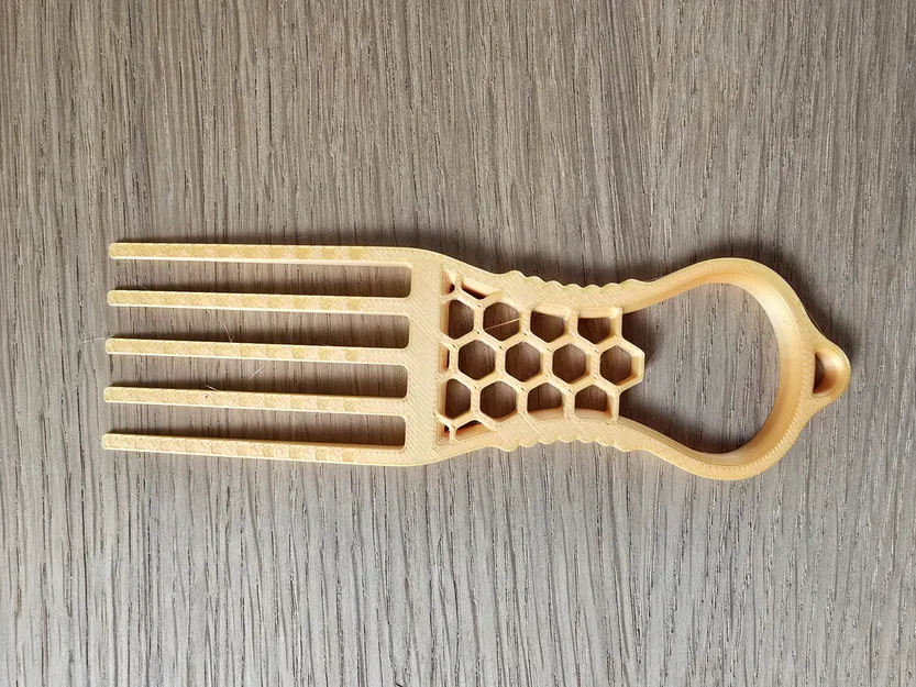 Dụng cụ vệ sinh lược chải tóc in 3D tiện lợi - Image 2