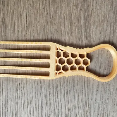 Dụng cụ vệ sinh lược chải tóc in 3D tiện lợi