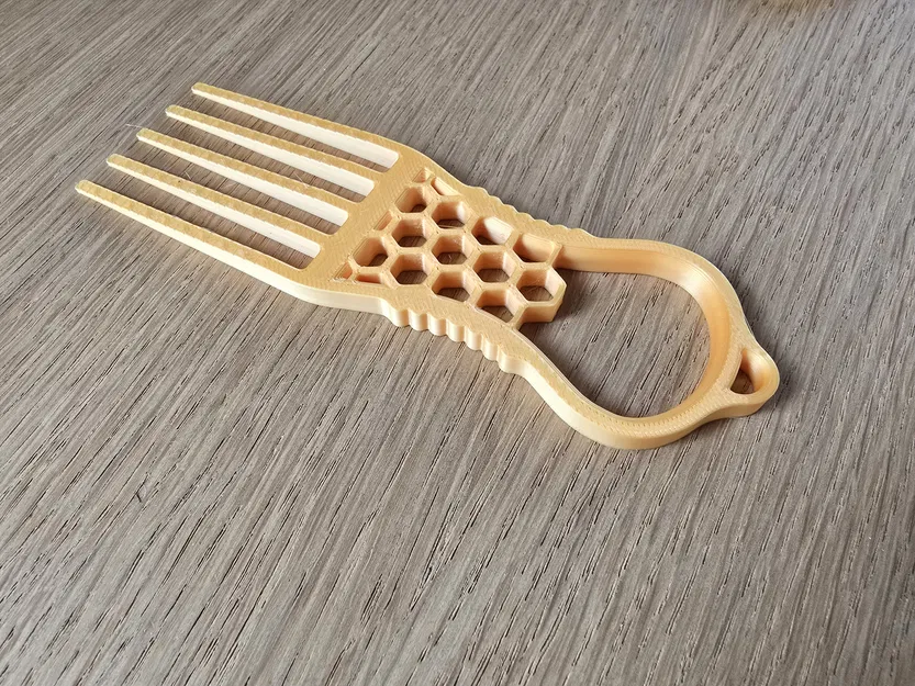 Dụng cụ vệ sinh lược chải tóc in 3D tiện lợi - Image 3