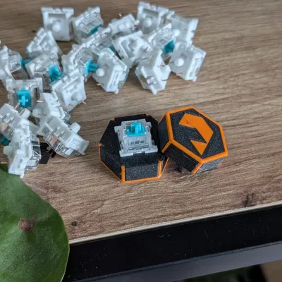 Fidget Clicker 3D In Từ Keyboard Switch Độc Đáo