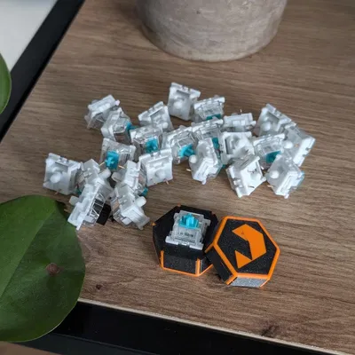 Fidget Clicker 3D In Từ Keyboard Switch Độc Đáo