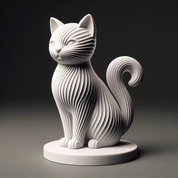 Tác phẩm điêu khắc Mèo ngồi - Image 2