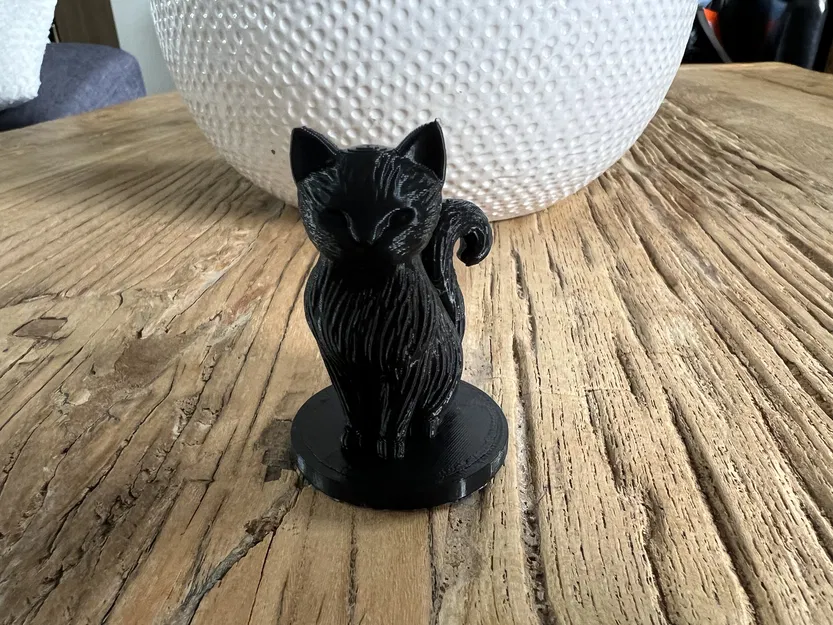 Tác phẩm điêu khắc Mèo ngồi - Image 3