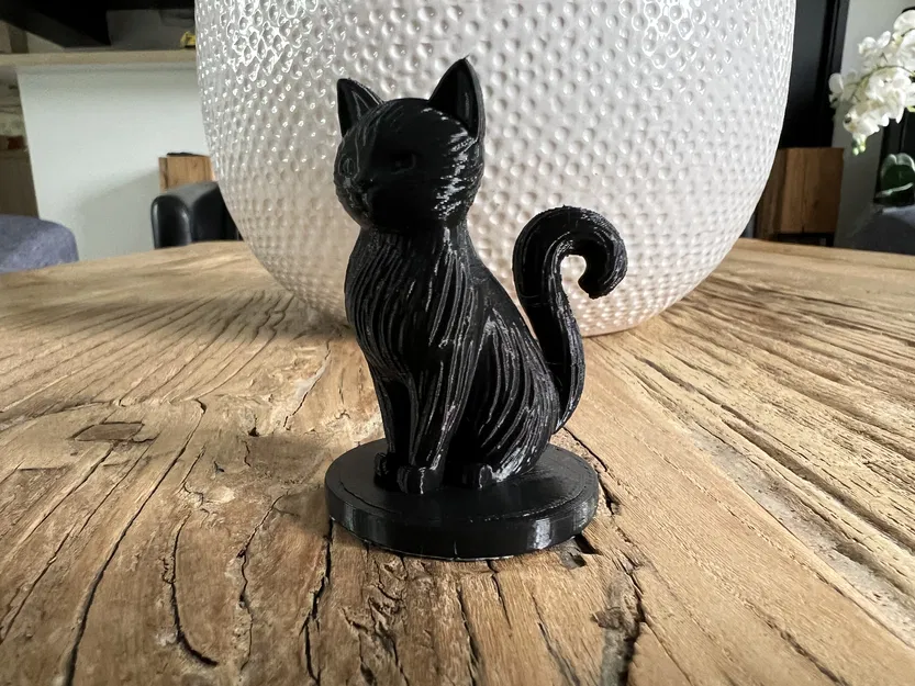 Tác phẩm điêu khắc Mèo ngồi - Image 5