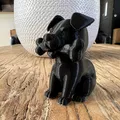 Mô hình chú chó đáng yêu ngậm xương (Sitting Dog With a Bone) in 3D - Thumbnail 3