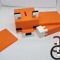 Ống heo Minecraft hình chú cáo (Minecraft Fox Piggy Bank) - Thumbnail 4