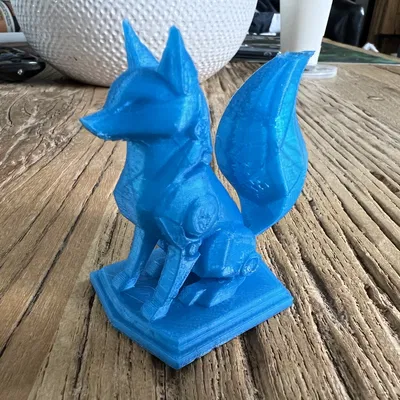 Mô hình Cáo cơ khí tương lai (Futuristic Fox) in 3D độc đáo