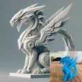 Mô hình rồng máy Futuristic Dragon #1 in 3D ấn tượng - Thumbnail 1