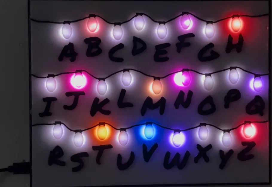 Bảng đèn trang trí treo tường theo phong cách Stranger Things - Image 4