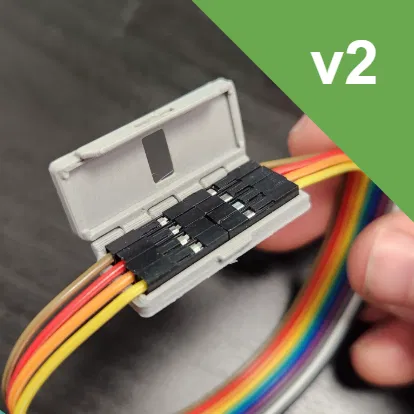 Vỏ bọc đầu nối Dupont 2,3,4,5,6,7,8 pin với phần bản lề cải tiến - Image 1