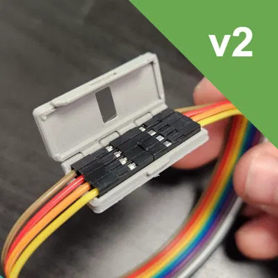 Vỏ bọc đầu nối Dupont 2,3,4,5,6,7,8 pin với phần bản lề cải tiến