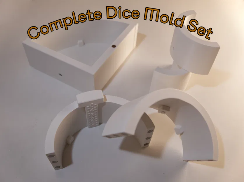 Bộ Sưu Tập Khuôn Đúc Xúc Xắc Silicon Hoàn Chỉnh - Image 1