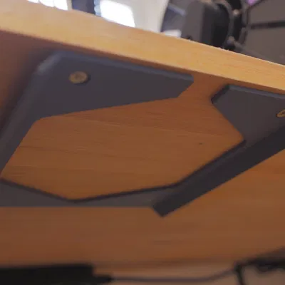 Ngăn kéo gắn dưới bàn (Under Desk Drawer) với thiết kế Hex tinh tế