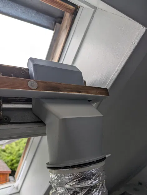 Bộ Hút Khí Thải Cửa Sổ Velux (Ống 100mm/4 Inch) cho Máy In 3D & AC - Image 3