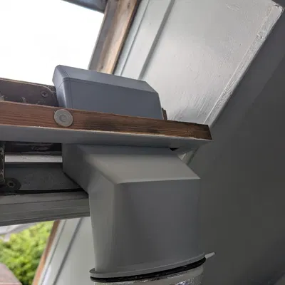 Bộ Hút Khí Thải Cửa Sổ Velux (Ống 100mm/4 Inch) cho Máy In 3D & AC