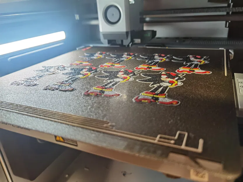 Móc khóa Shadow (Sonic the Hedgehog) - Mẫu in 3D - Image 6