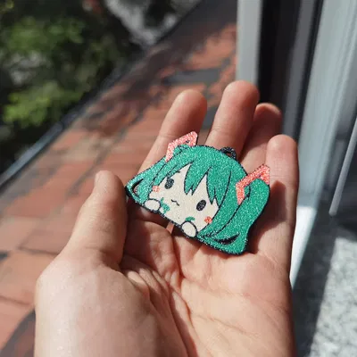 Móc khóa Hatsune Miku hỗ trợ in đa màu AMS