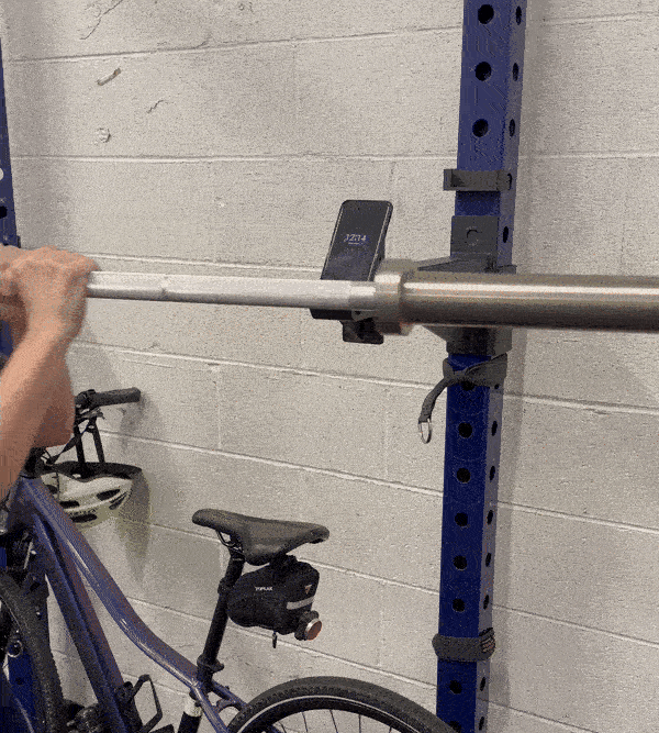 Giá đỡ điện thoại gắn khung Gym Power Rack - Image 1