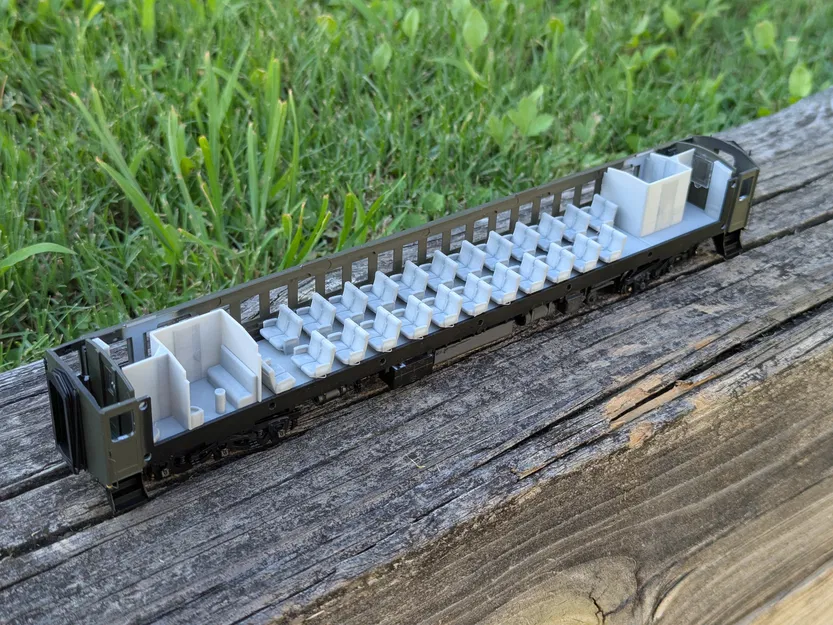 Nội thất nâng cấp cho toa xe khách HO scale Southern Railway - Image 1