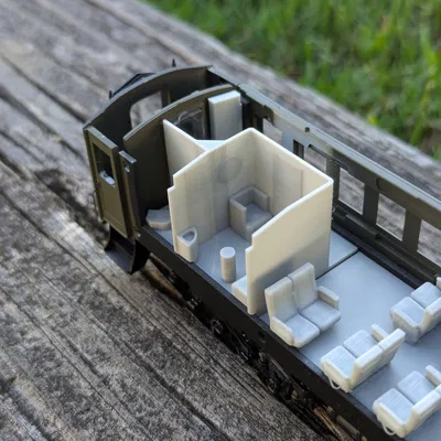 Nội thất nâng cấp cho toa xe khách HO scale Southern Railway