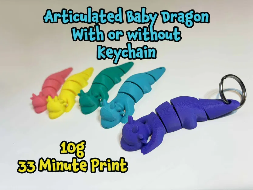 Rồng con khớp nối (Articulated baby dragon) - Image 1