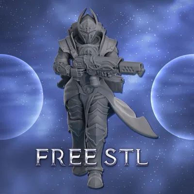 Silver Moon Daughter - Mô hình in 3D chất lượng cao