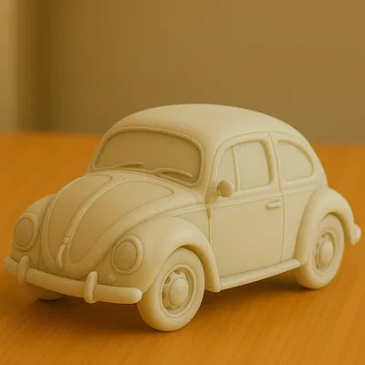 Mô hình xe hơi Beetle cổ điển - File STL in 3D siêu đẹp