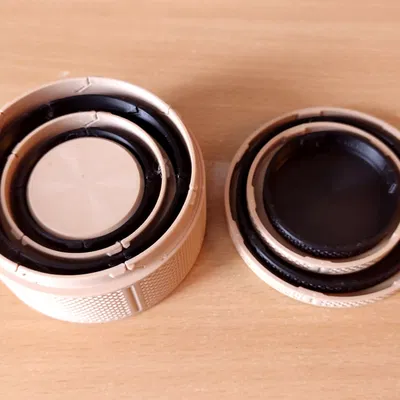 Bộ hộp đựng với cơ chế khóa Bayonet (twist'n'click)