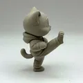 Mô hình chú mèo võ sĩ Karate Kitten in 3D độc đáo - Thumbnail 2