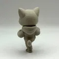 Mô hình chú mèo võ sĩ Karate Kitten in 3D độc đáo - Thumbnail 3