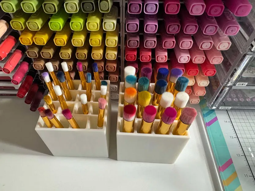 Giá đựng cọ Blending 16 vị trí - Phụ kiện gọn gàng cho bàn làm việc, Makeup & Art - Image 2