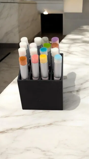 Giá đựng cọ Blending 16 vị trí - Phụ kiện gọn gàng cho bàn làm việc, Makeup & Art - Image 4