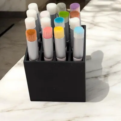 Giá đựng cọ Blending 16 vị trí - Phụ kiện gọn gàng cho bàn làm việc, Makeup & Art