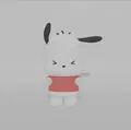 Mô hình 3D Pochacco phong cách đan len siêu đáng yêu - Thumbnail 1