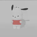 Mô hình 3D Pochacco phong cách đan len siêu đáng yêu - Thumbnail 2