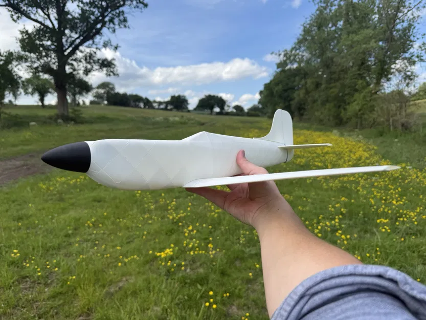 Mô hình máy bay LW-PLA Spitishfire V2 (Rubber Band / Chuck Plane) - Image 2