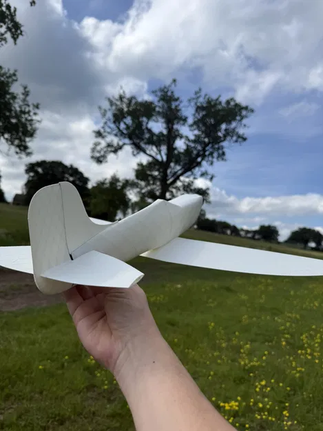 Mô hình máy bay LW-PLA Spitishfire V2 (Rubber Band / Chuck Plane) - Image 3