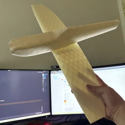 Mô hình máy bay LW-PLA Spitishfire V2 (Rubber Band / Chuck Plane)