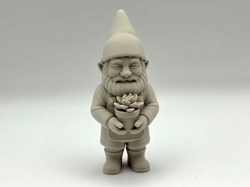 Mô hình chú lùn làm vườn (Garden Gnome) trang trí chậu cây in 3D - Image 1