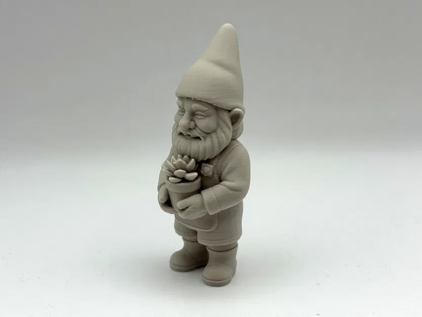 Mô hình chú lùn làm vườn (Garden Gnome) trang trí chậu cây in 3D - Image 4