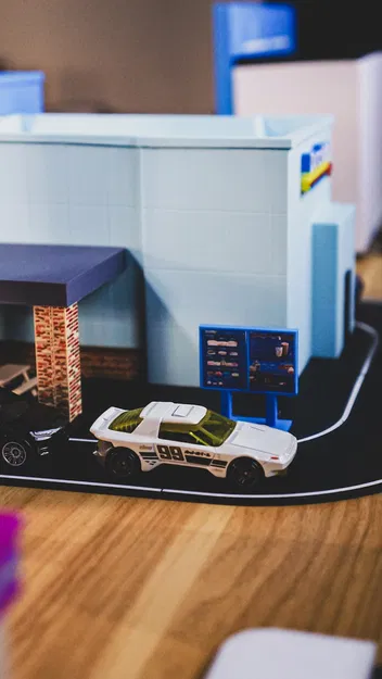 Bộ Mô Hình Dutch Bros Coffee - Diorama Tỉ Lệ 1:64 - Image 7