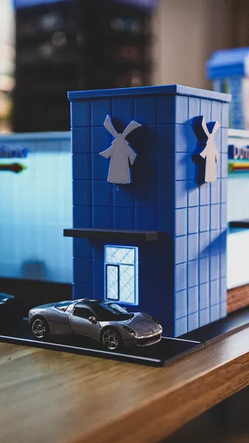 Bộ Mô Hình Dutch Bros Coffee - Diorama Tỉ Lệ 1:64 - Image 8