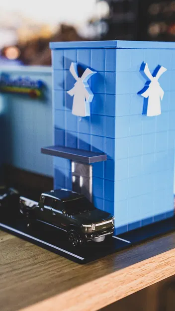 Bộ Mô Hình Dutch Bros Coffee - Diorama Tỉ Lệ 1:64 - Image 11