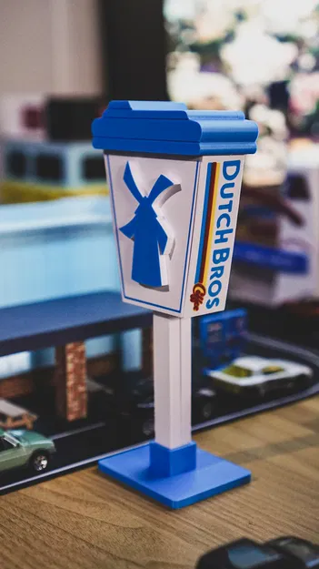 Bộ Mô Hình Dutch Bros Coffee - Diorama Tỉ Lệ 1:64 - Image 13